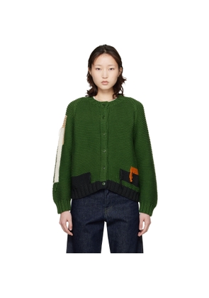 YMC Green Atomic Cardigan