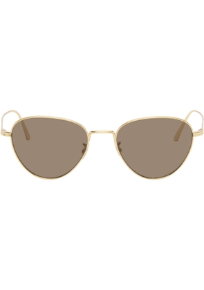 KHAITE Gold Oliver Peoples Edition 1991C Sunglasses