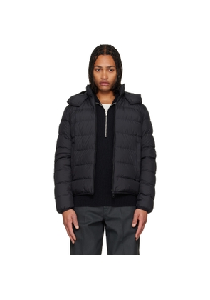 Moncler Black Montbrocq Hooded Short Down Jacket