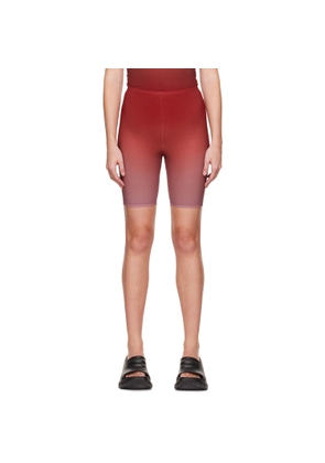 Lido Burgundy Biker Shorts