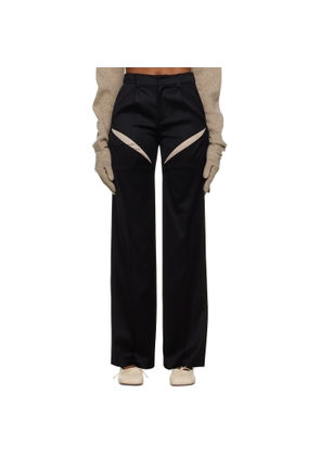 Rui Black Cutout Trousers