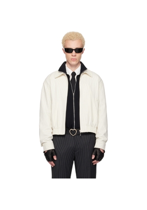 Ernest W. Baker Off-White Harrington Jacket