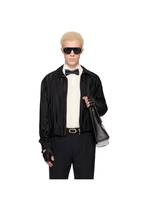 Ernest W. Baker Black Harrington Jacket