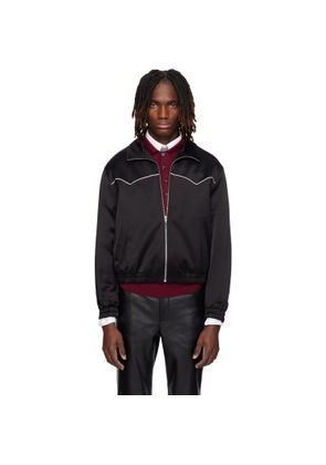 Ernest W. Baker Black Western Track Jacket