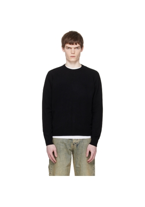 Entire Studios Black Knit Crewneck Sweater
