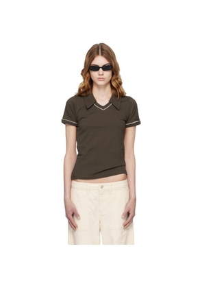 JEANERICA Brown Charlie Polo