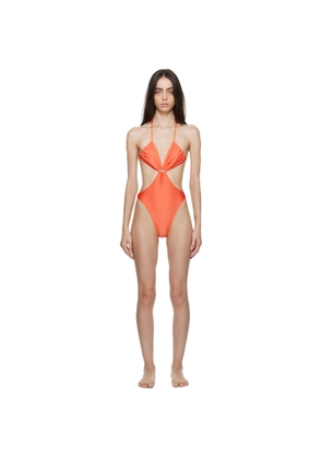 DOS SWIM SSENSE Exclusive Orange Kisa One-Piece