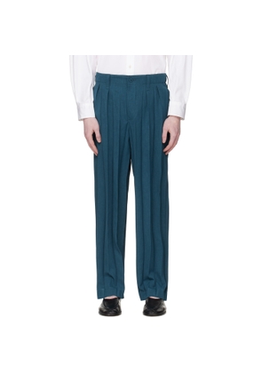 HOMME PLISSÉ ISSEY MIYAKE Navy Edge Ensemble Trousers