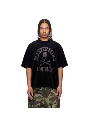 MASTERMIND WORLD Black Velour T-shirt