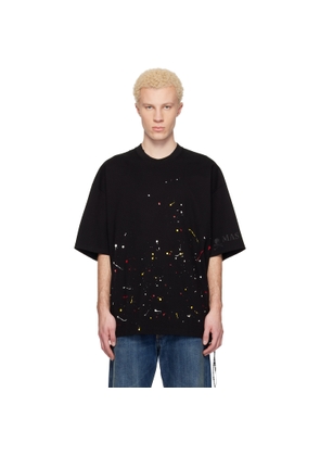 MASTERMIND WORLD Black MW Distressed SS T-shirt