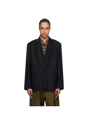 Glass Cypress Black Figure Blazer