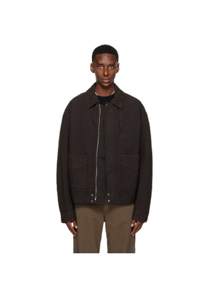 Dries Van Noten Brown Insulated Jacket