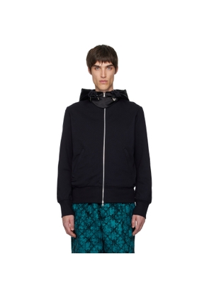 Dries Van Noten Black Printed Hoodie
