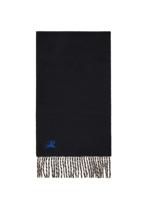 Burberry Black & Tan Reversible Cashmere Scarf