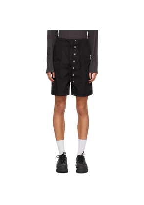 FFFPOSTALSERVICE Black Press-Stud Shorts