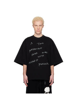 MASTERMIND WORLD Black MW Decorated SS Sweatshirt