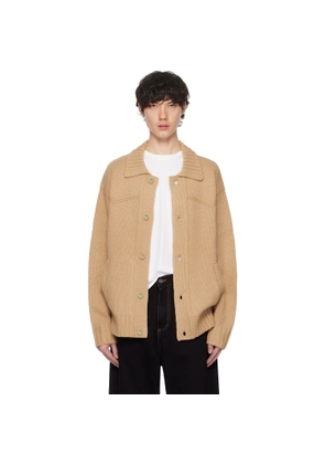 Carhartt Work In Progress Beige Santa Fe Cardigan