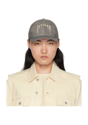 Rick Owens DRKSHDW Gray Hollywood Baseball Cap