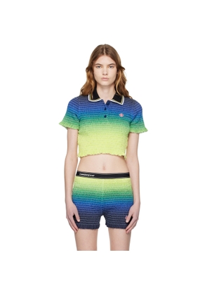 Casablanca Multicolor Gradient Short Sleeve Polo