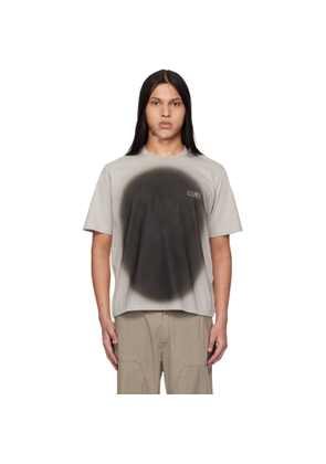 MM6 Maison Margiela Gray Spray Print T-shirt
