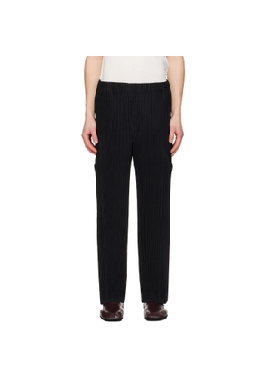 HOMME PLISSÉ ISSEY MIYAKE Black Quarry Trousers