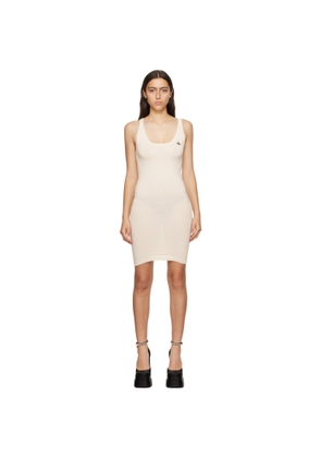 Vivienne Westwood Off-White Embroidered Minidress