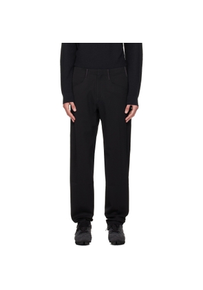 Veilance Black Voronoi Wool Trousers