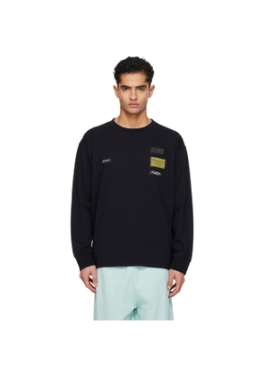 MM6 Maison Margiela Black Long-Sleeve T-shirt