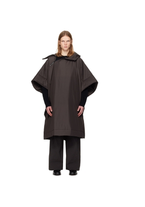 HOMME PLISSÉ ISSEY MIYAKE Brown Duvet Coat