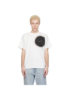 MM6 Maison Margiela White Spray Print T-shirt