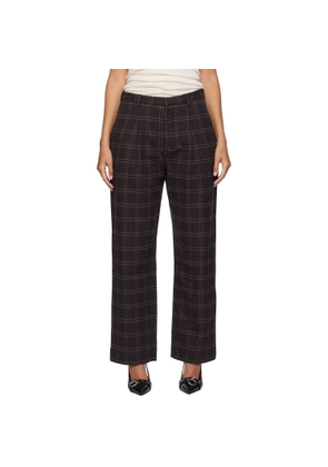 R13 Brown Relaxed Trousers