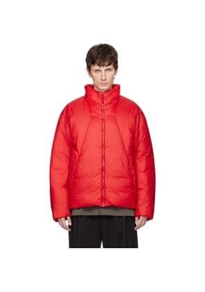 Veilance Red Conduit Down Jacket