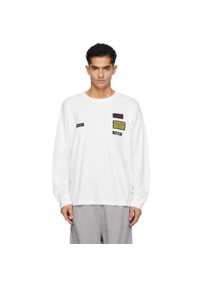 MM6 Maison Margiela White Long-Sleeve T-shirt
