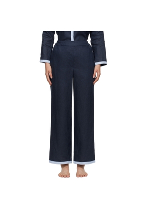 Sleeper Navy Garrick Trousers