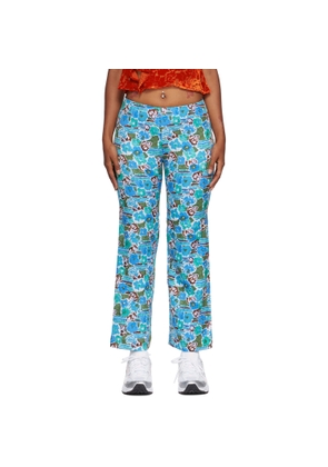Collina Strada Blue Floral Lounge Pants