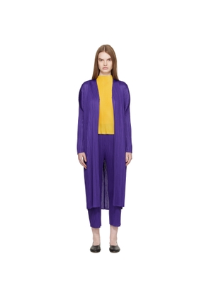 PLEATS PLEASE ISSEY MIYAKE Purple Monthly Colors November Coat