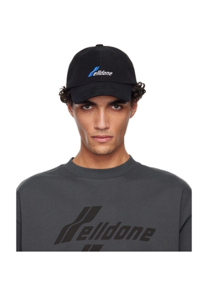 We11done Black WD Logo Cap