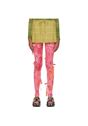 Collina Strada Green Thistle Miniskirt