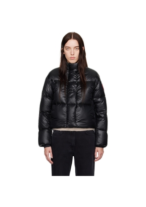 Canada Goose Black Cypress Cropped Puffer Down Jacket