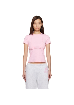 Sandy Liang Pink Effie T-shirt