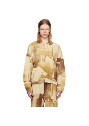 HOMME PLISSÉ ISSEY MIYAKE Brown Wind Walk T-shirt