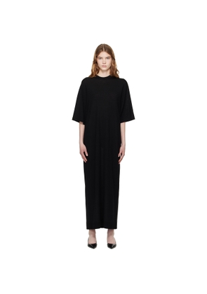 TOTEME Black Knit Tee Maxi Dress