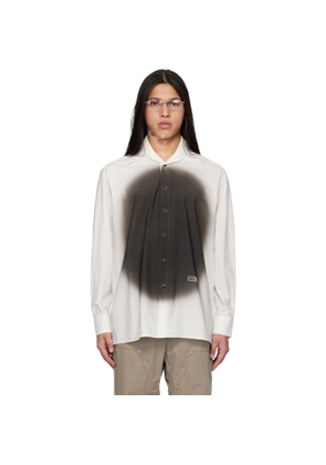 MM6 Maison Margiela White Spray Print Shirt
