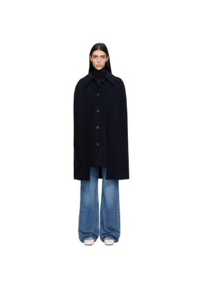 TOTEME Navy Cape Coat