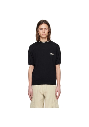 Rhude Black Embroidered Sweater