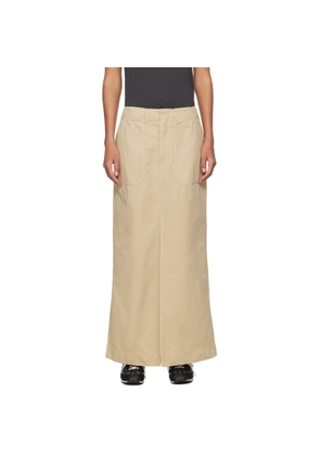 rag & bone Beige Leyton Maxi Skirt
