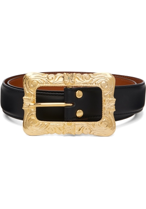 NEEDLES Black Papillon Square Buckle Belt