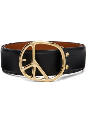 NEEDLES Black Peace Buckle Belt