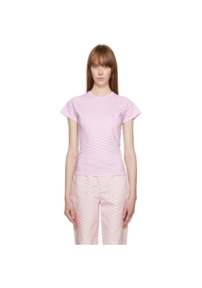 BONBOM Off-White & Pink Hara T-Shirt