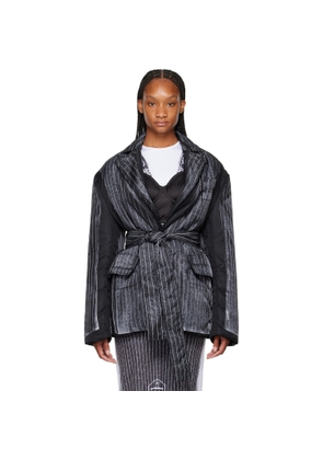 Jean Paul Gaultier Black Insulated Blazer